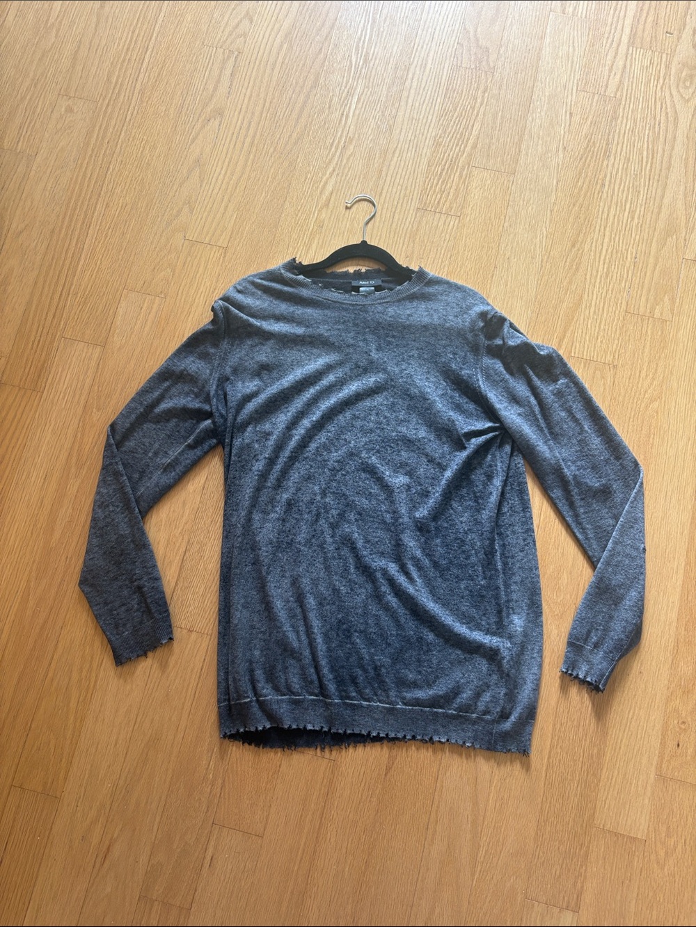 Avant Toi Men's Heather Gray Crewneck Sweater
